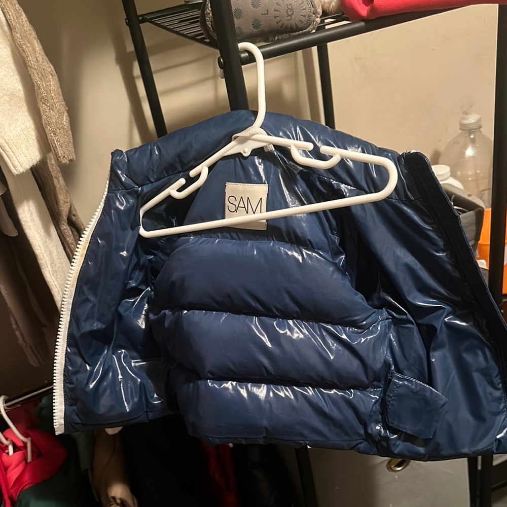 SAM. Kids Blue Puffer Jacket